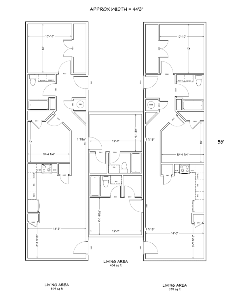 duplex floorplan